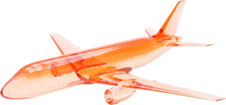 Ilustração de um avião